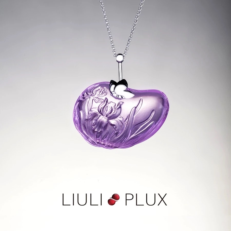 Crystal Pendant, Necklace, Iris, The Sunlight Garden-Messenger of Freedom