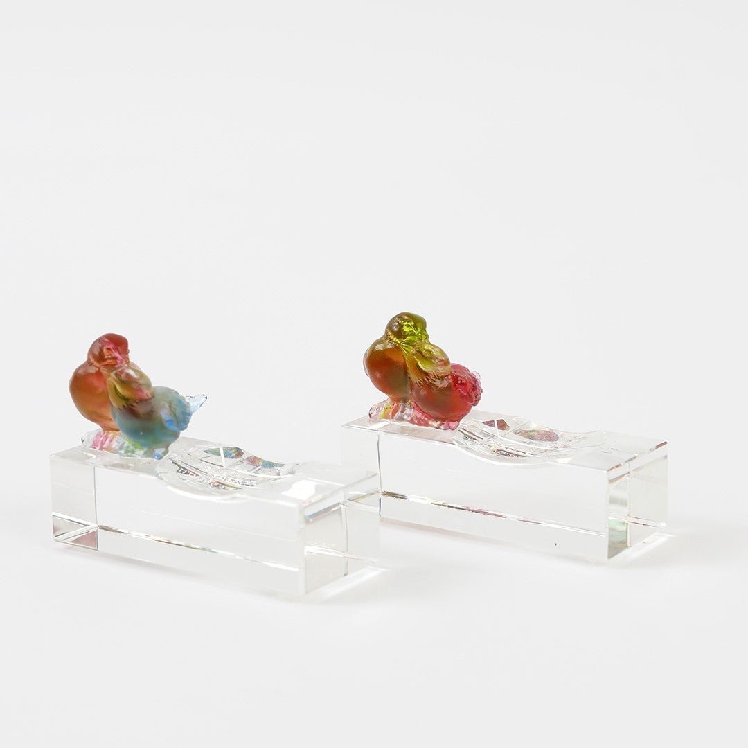 Crystal Chopsticks Stand, Murmurings of Secrets (Set of 2)