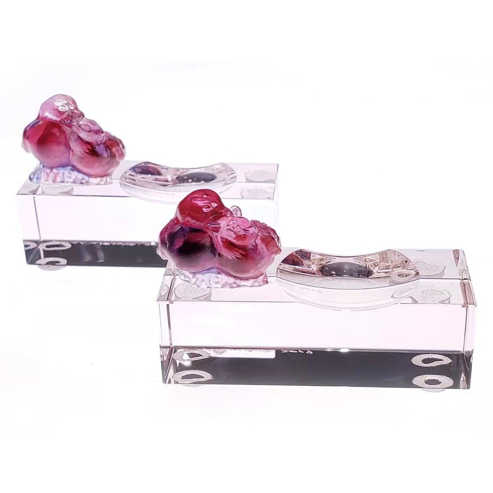 Crystal Chopsticks Stand, Murmurings of Secrets (Set of 2)