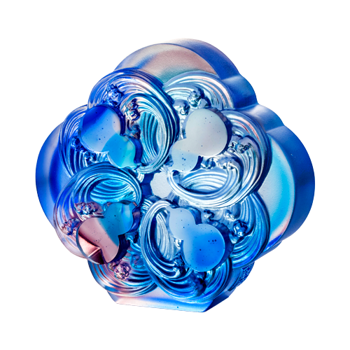 Crystal Sculpture, Hulu Gourd, Accept Fortune, Receive Blessings 