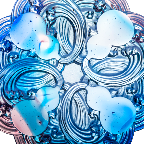 Crystal Sculpture, Hulu Gourd, Accept Fortune, Receive Blessings 