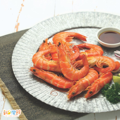 155 Emerald Live Frozen Vannamei Whole Cooked Shrimp Semi IQF 翡翠冷冻熟白虾
