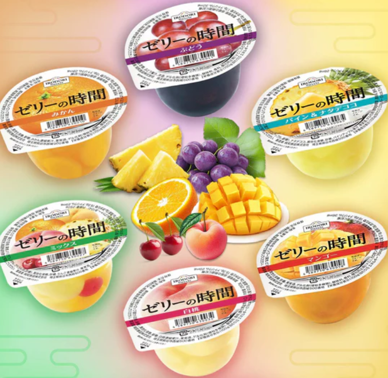 301 Irodori Japanese Jelly Series (Peach, Grape, Orange, Lychee, Mixed Fruits, Mango)