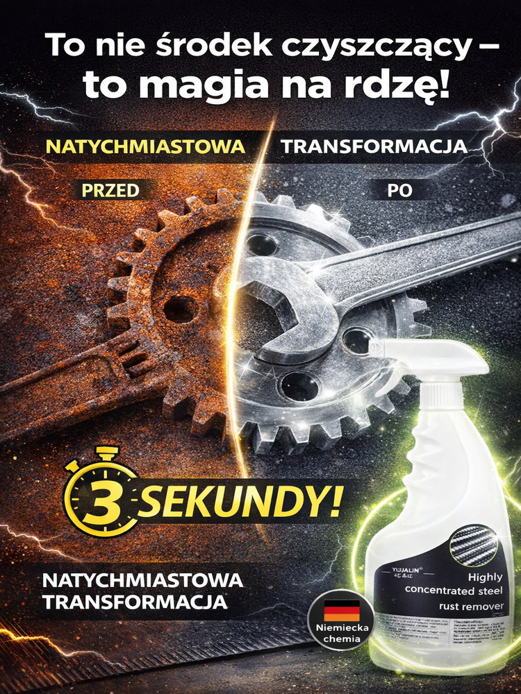 JS-【Szybki odrdzewiacz】 Skuteczny odrdzewiacz do stali