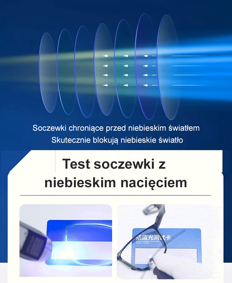 Ultra-light and comfortable anti-blue light presbyopia glasses