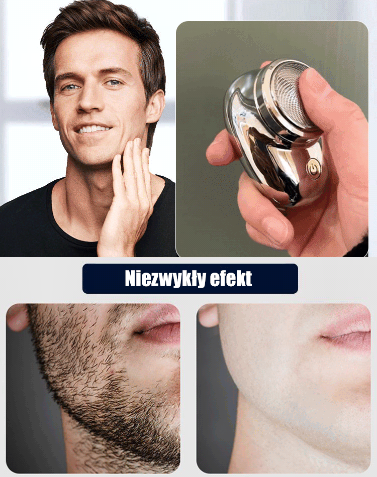 Mini przenośna golarka elektryczna