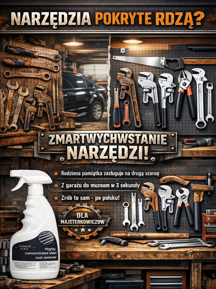 JS-【Szybki odrdzewiacz】 Skuteczny odrdzewiacz do stali