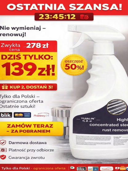 JS-【Szybki odrdzewiacz】 Skuteczny odrdzewiacz do stali