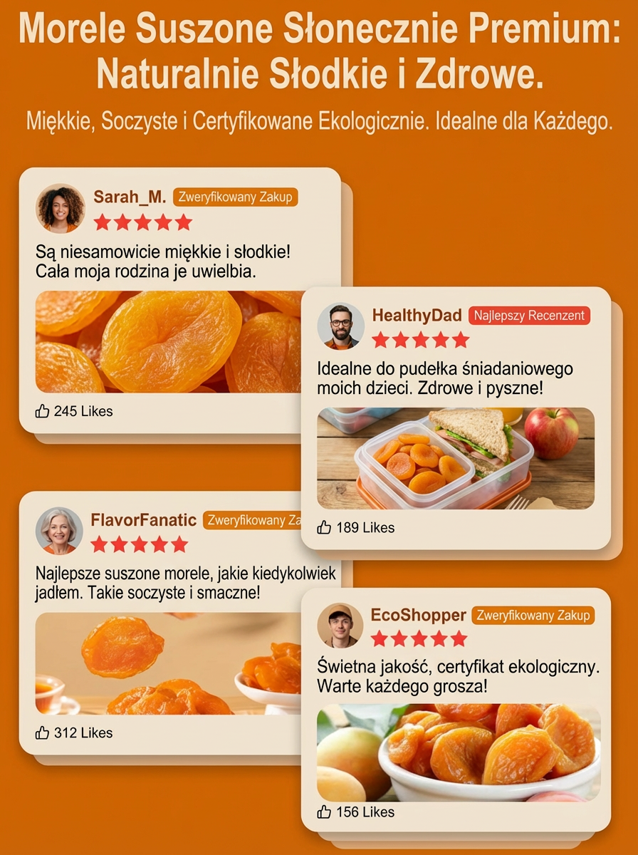 Suszone morele polecane przez kardiologów – zdrowa przekąska dla serca i mózgu