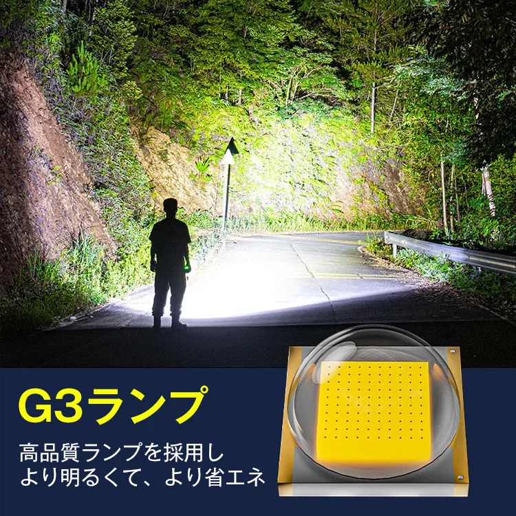 多機能ズーム式LED懐中電灯