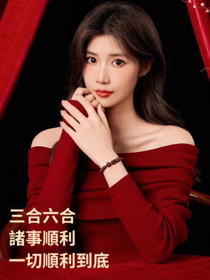 蛇年硃砂手鍊正品轉運三合六合