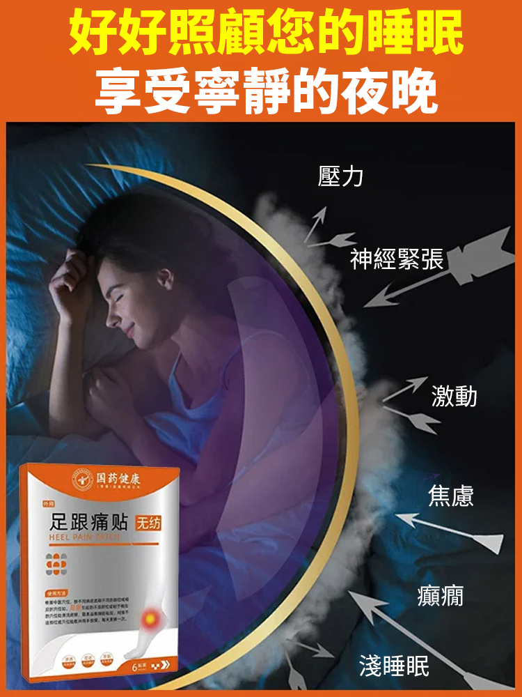 專攻足跟疼痛舒緩藥貼