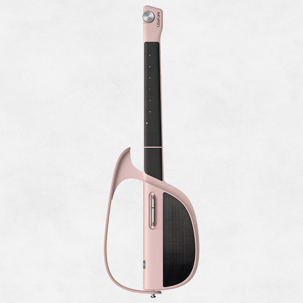 C1 Stringless Smart Guitar, Foldable Travel Backing Guitarra, Chord Generator, App Interactive Chord Sheets, Built-in Drum Machine & Bassline for One-Man Band, For Adults & Teens
