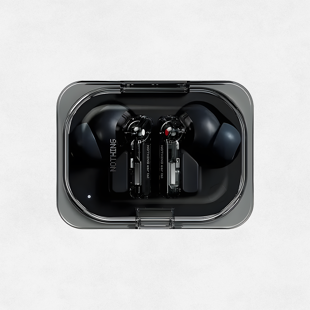Nothing Ear (a) Wireless Earbuds with ChatGPT Integration, 45dB Active Noise Cancelling Earbuds, 11mm Driver, Hi-Res Audio, Advanced Equaliser, Dual Connect, 6 Mics, 42.5H Long Playtime Earbuds 