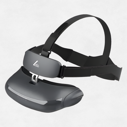 GOOVIS Lite with Case- 3D HD Headsets OLED Display Goggles Glasses, Built-in Adjustment Hyperopia & Myopia Lens Compatible with PC, Smart Phone, Set-top Box, UAV