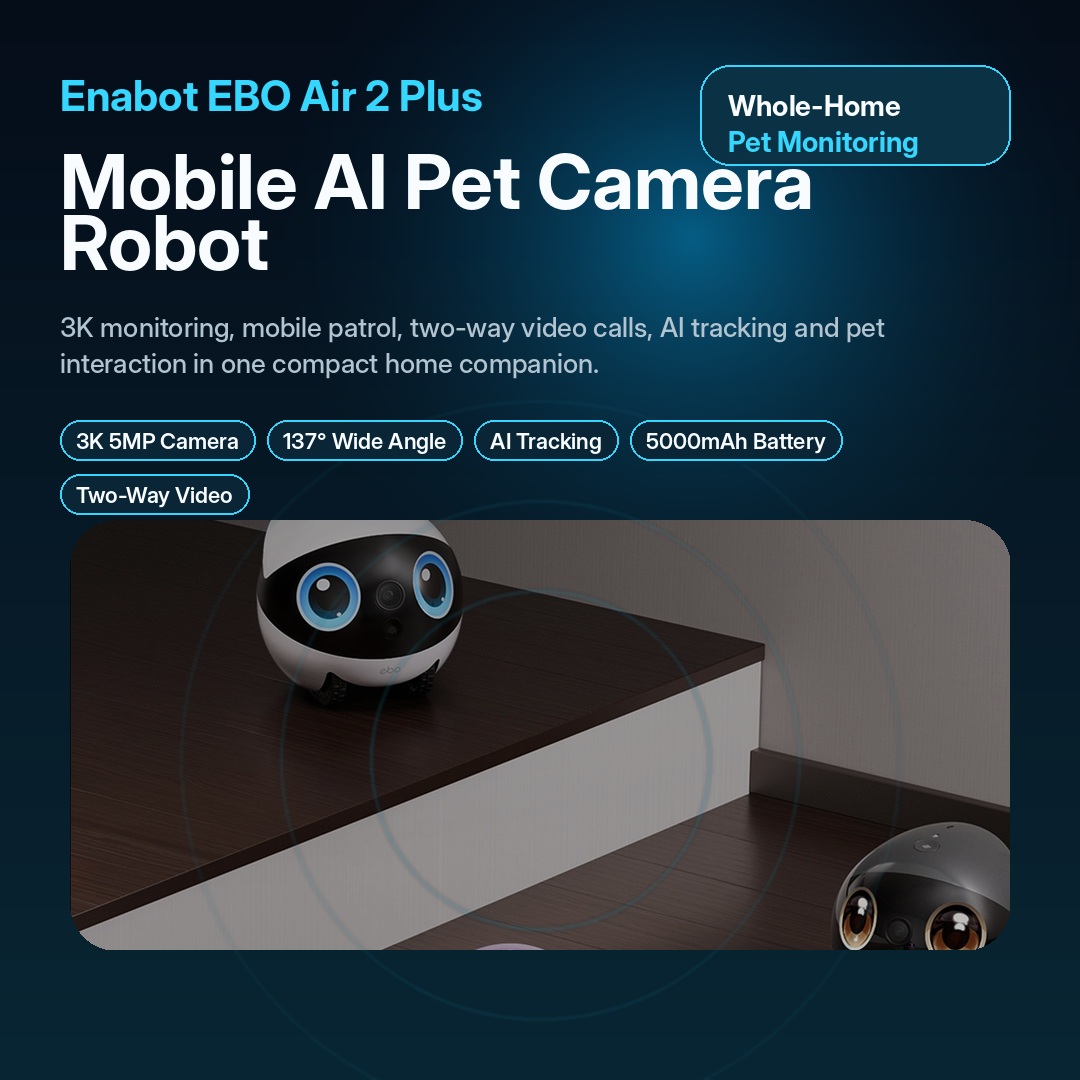 AI Pet Camera Robot for Smarter Home Monitoring