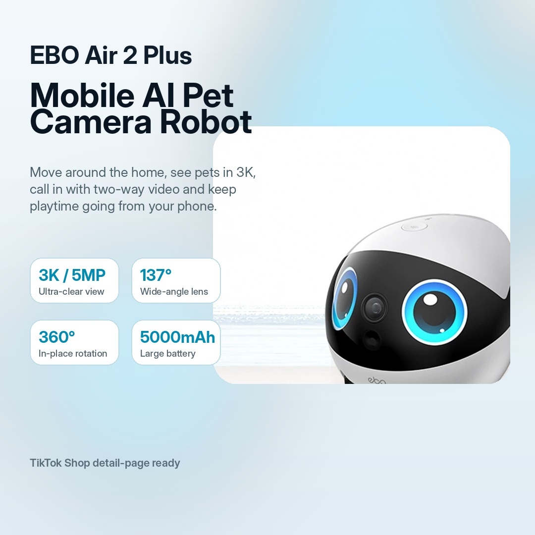 AI Pet Camera Robot for Smarter Home Monitoring