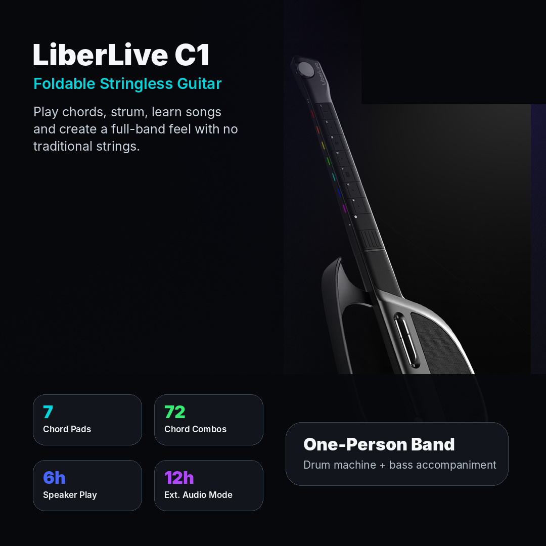 Zero-String Smart Guitar for Instant Play