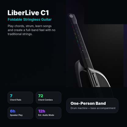 Zero-String Smart Guitar for Instant Play