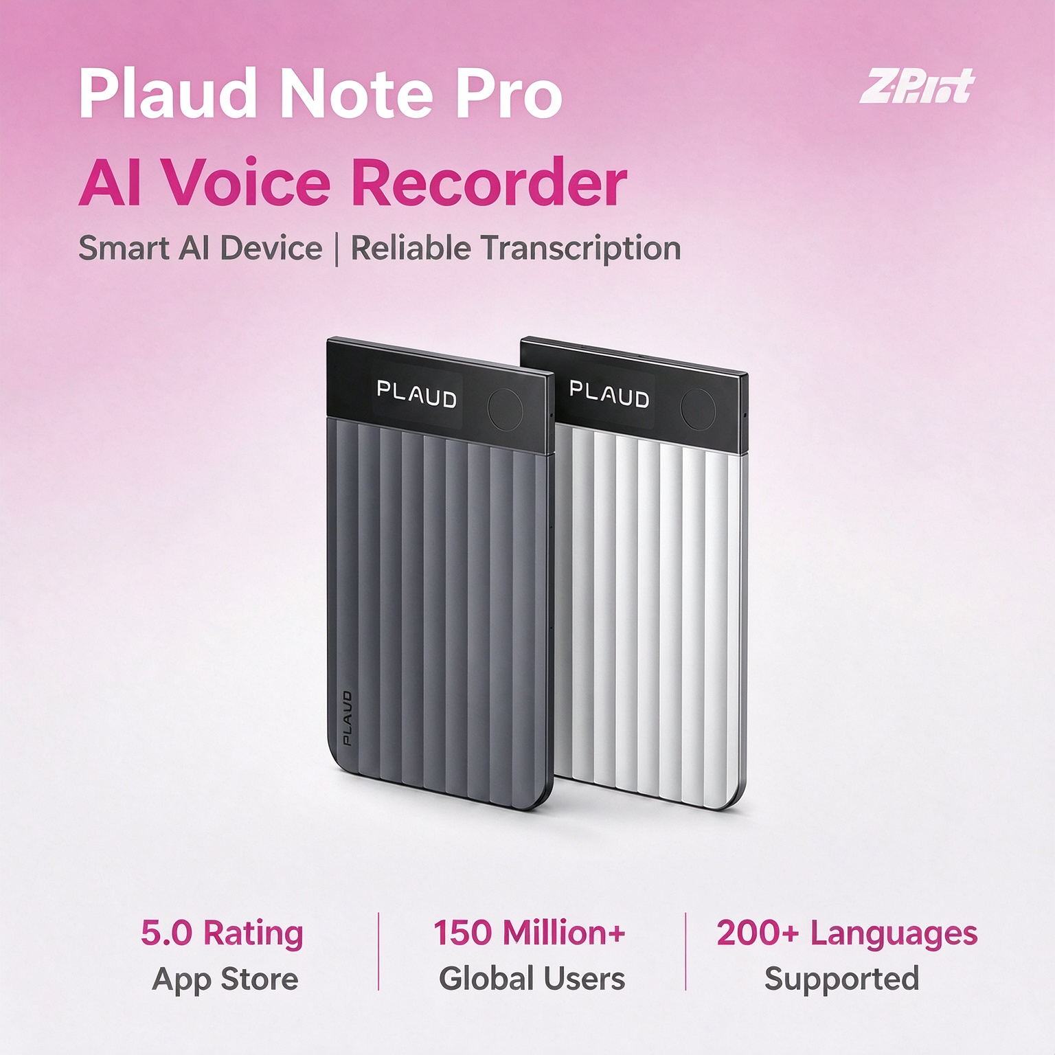 Plaud Note Pro Recording card
