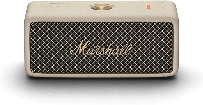 Marshall Emberton II Portable Bluetooth Speaker, Black & Brass