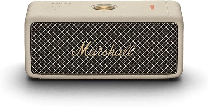 Marshall Emberton II Portable Bluetooth Speaker, Black & Brass