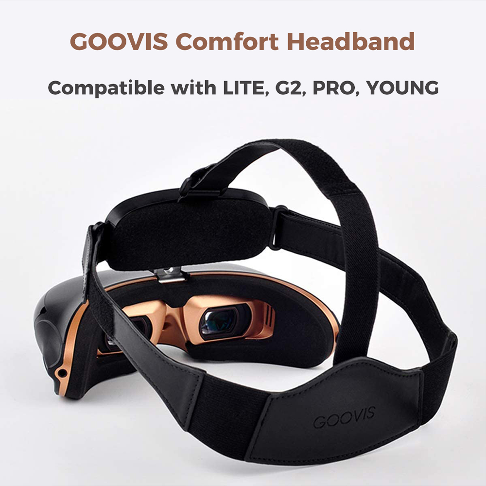 GOOVIS Lite with Case- 3D HD Headsets OLED Display Goggles Glasses, Built-in Adjustment Hyperopia & Myopia Lens Compatible with PC, Smart Phone, Set-top Box, UAV