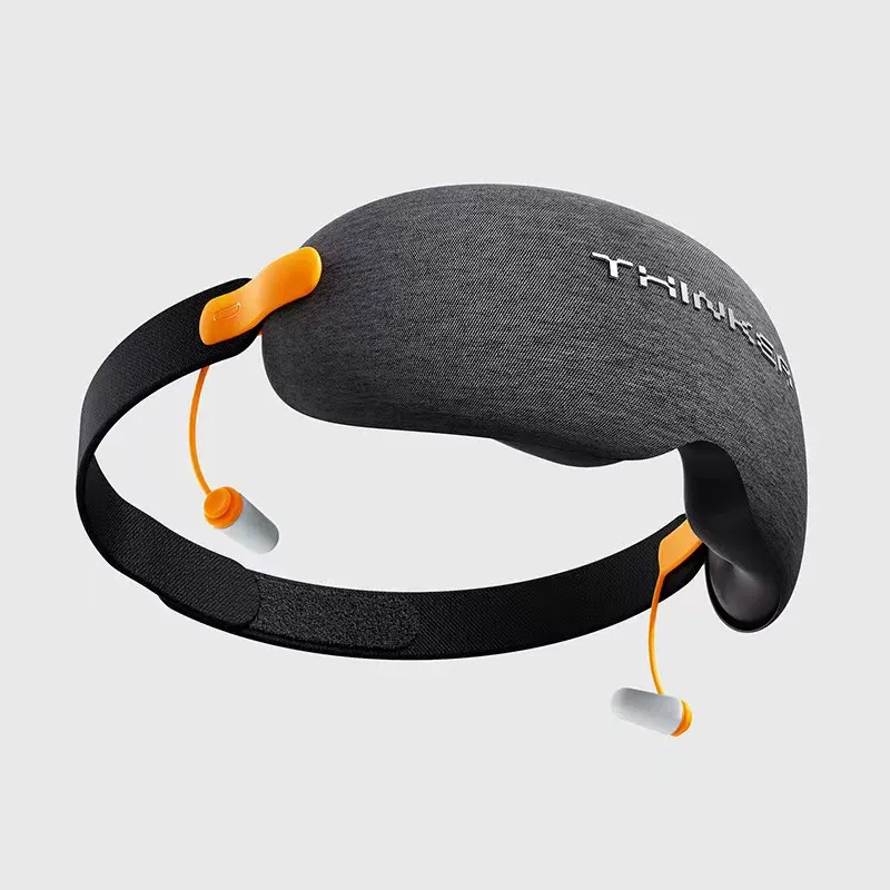 3D Blackout Sleep Mask with Soft Earplugs, Zero Pressure Eye Mask for Side Sleepers, Travel, Flights, Naps & Office Rest