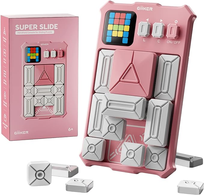 GiiKER Super Slide Puzzle Games,Original 500+ Challenges Brain Teaser Puzzle, Toys for Kids Teens