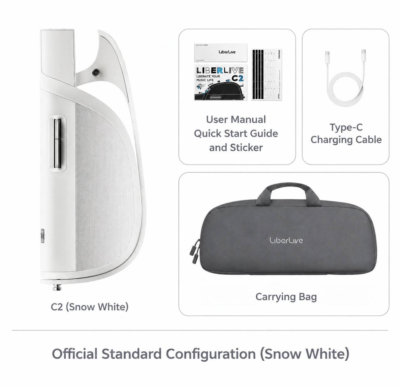 LiberLive C2 Stringless Smart Guitar – Play Music Instantly Without Strings