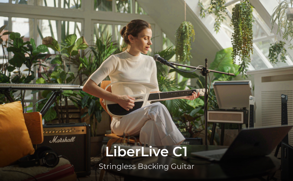 LiberLive C1 Stringless Backing Guitar