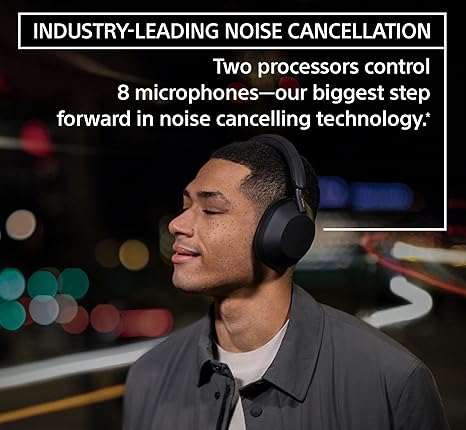 Sony WH-1000XM5 The Best Wireless Noise Canceling Headphones with Auto Noise Canceling Optimizer, Crystal Clear Hands-Free Calling, and Alexa Voice Control