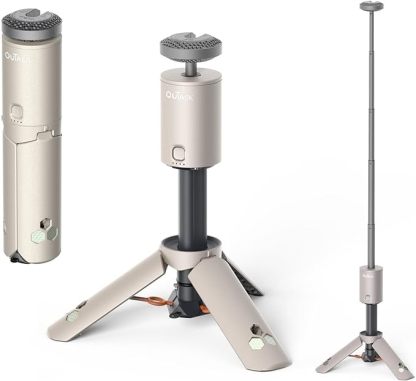 Camping Light Telescopic, Collapsible Magnetic Camping Lantern with 12000mAh Battery, Telescoping IPX6/IPX7 Waterproof Flashlights, Camping Lamp for Emergency, Camping, Hiking 