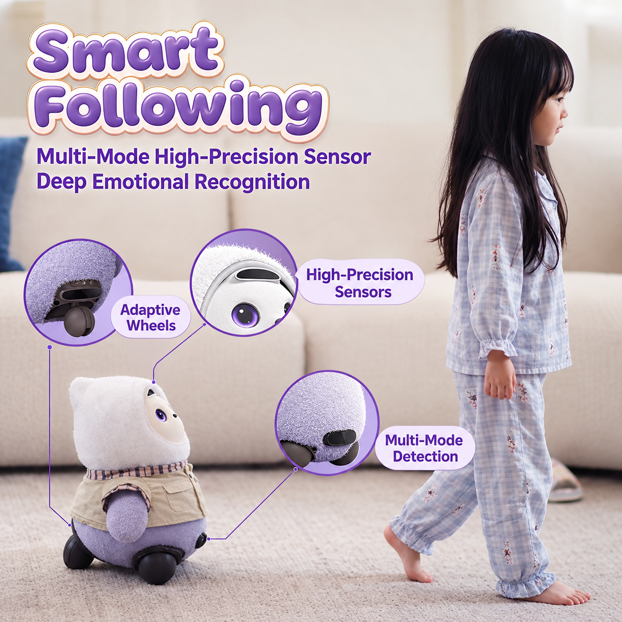 HeyAiMe AI Family Companion Robot – Smart Home Companion for Interactive Learning & Everyday Family Life
