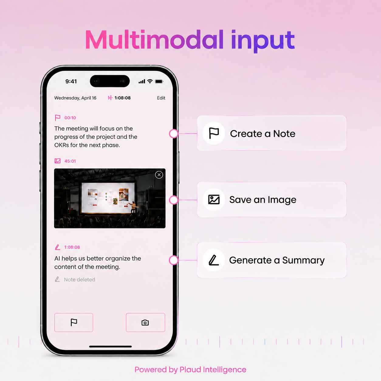 Plaud Note Pro Recording card