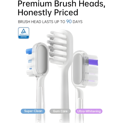 Laifen Wave Electric Toothbrush, Oscillation & Vibration Sonic Electric Toothbrush for Adults with App, 3 Brush Heads, IPX7 Waterproof Magnetic Rechargeable Travel Powered Toothbrush