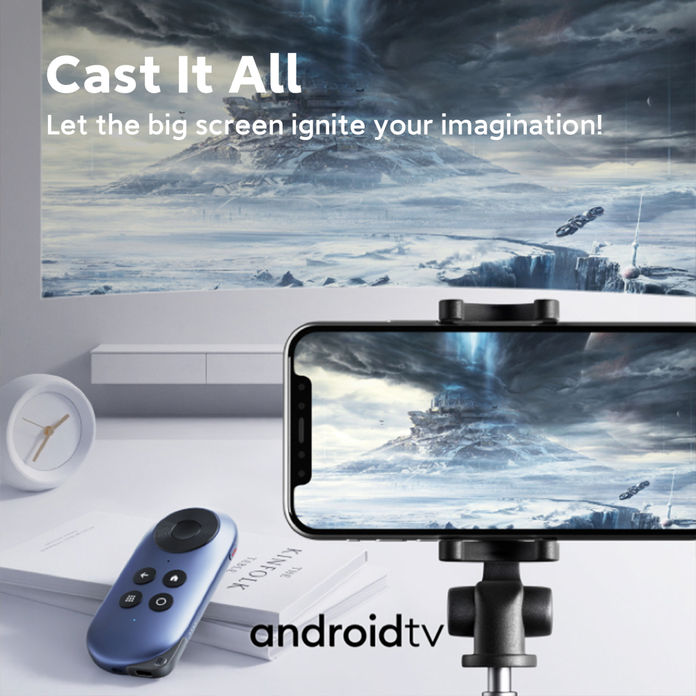 Rokid AR Joy Pack AR Glasses, Smart Glasses Max with Station, 360" Micro-OLED Display, Google Play, Media Streaming, HDCP Support & Cloud Gaming, Console, Android, iOS, Windows Compatible