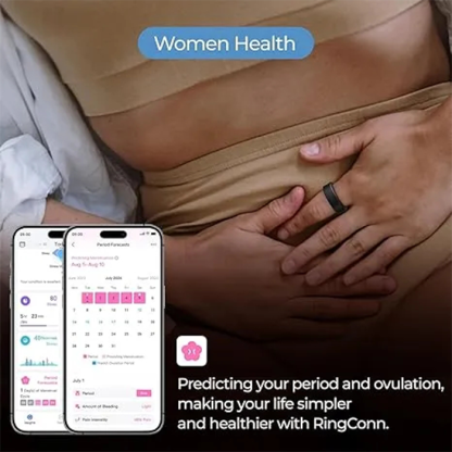 RingConn Gen 1, Smart Ring for Women/Men, No App Subscription, Size First with Sizing Kit, Smart Ring Health Tracker, 7-Day Battery Life, Fitness & Sleep Tracker for iOS & Android