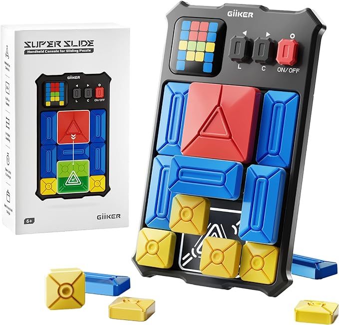 GiiKER Super Slide Puzzle Games,Original 500+ Challenges Brain Teaser Puzzle, Toys for Kids Teens