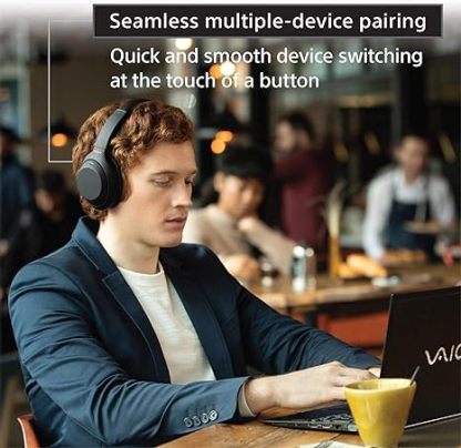 Sony WH-1000XM4 Wireless Premium Noise Canceling Overhead Headphones with Mic for Phone-Call and Alexa Voice Control