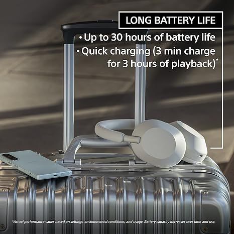 Sony WH-1000XM5 The Best Wireless Noise Canceling Headphones with Auto Noise Canceling Optimizer, Crystal Clear Hands-Free Calling, and Alexa Voice Control