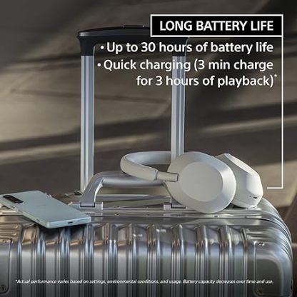 Sony WH-1000XM5 The Best Wireless Noise Canceling Headphones with Auto Noise Canceling Optimizer, Crystal Clear Hands-Free Calling, and Alexa Voice Control