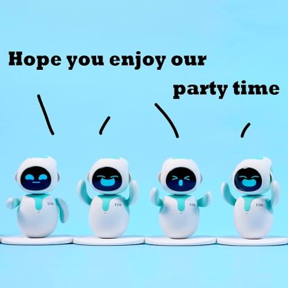 Eilik - Cute Robot Pets Toys with Abundant Emotions, Animations & Mini-Games, Your Perfect Desk Touch Interactive Companion, Holidays & Birthdays Gifts for Girls & Boys