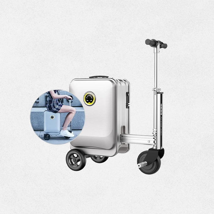 SE3S Smart Riding Luggage Electric Suitcase Scooter with Removable Battery