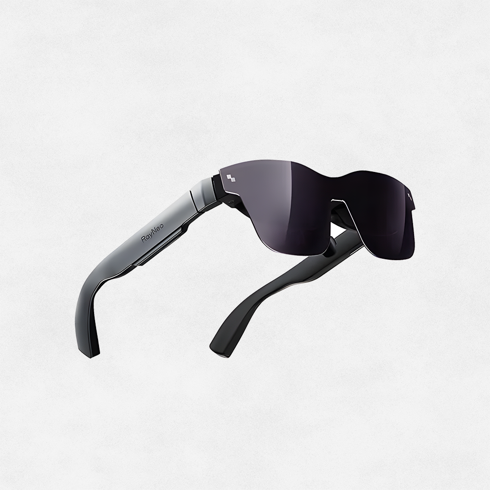 RayNeo Air 2 AR Glasses - Smart Glasses with 201" Micro OLED, Ultra-fast 120Hz, 600nits Brightness, 1080P XR Glasses, Compatible with iPhone 15 Android/iOS/Consoles/PC/Steam Deck/ROG/Mac