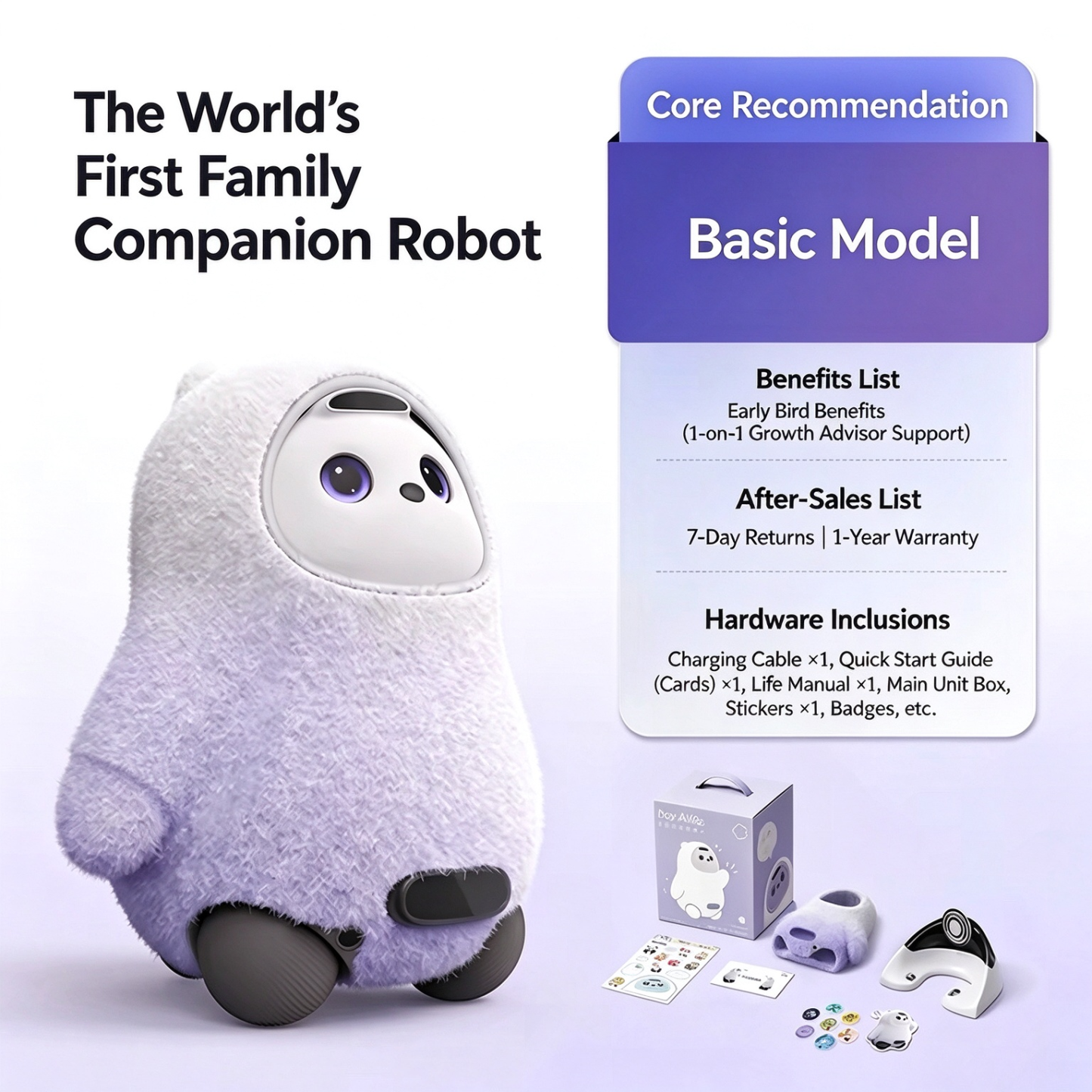HeyAiMe AI Family Companion Robot – Smart Home Companion for Interactive Learning & Everyday Family Life