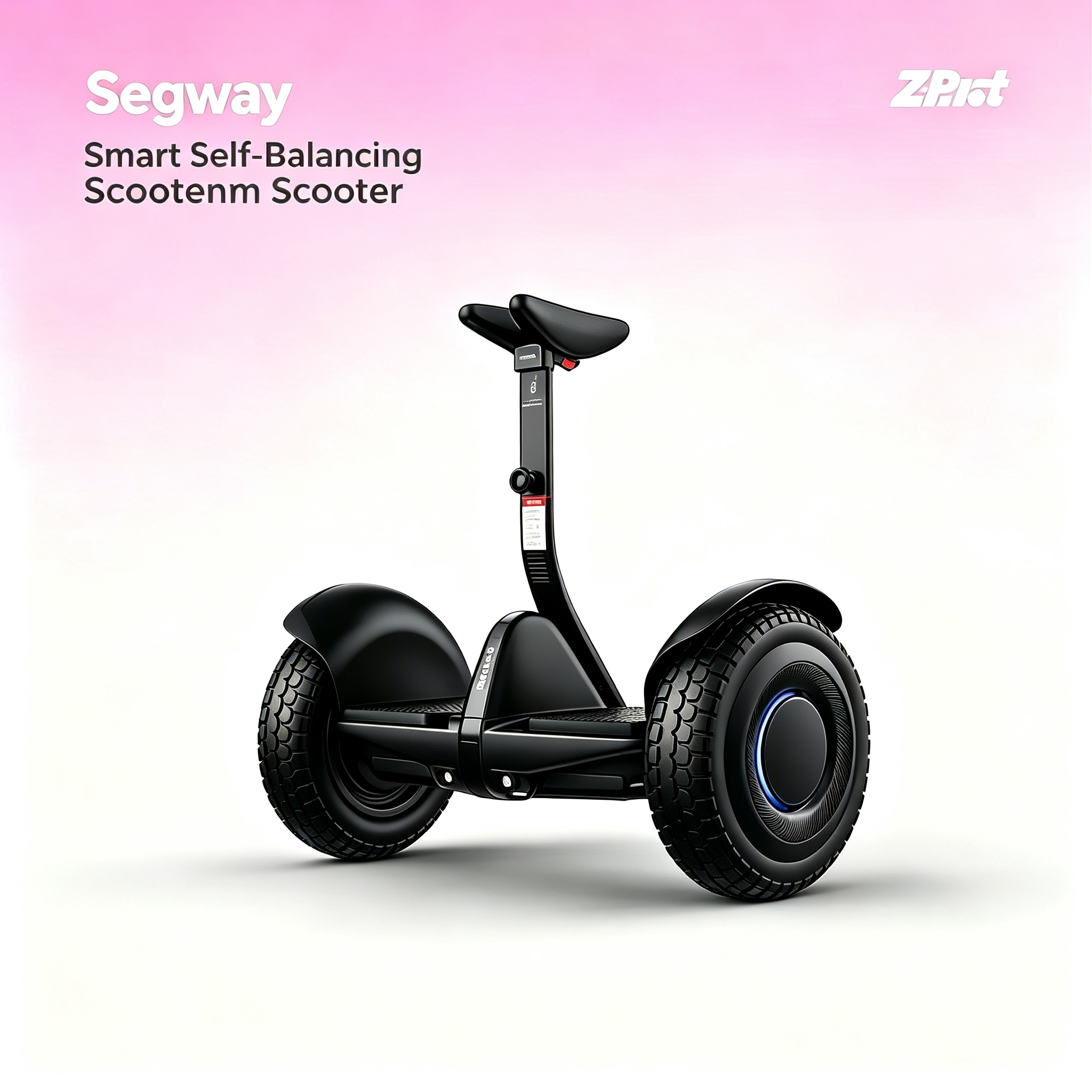 Segway Ninebot S/S S2 Smart Self-Balancing Scooter - Powerful Motor, 10/11.2/12.4 mph, Hoverboard w/t LED Light, Compatible with Gokart Kit, UL-2271 2272 Certified