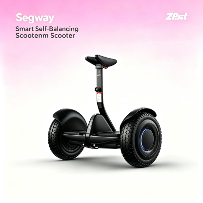 Segway Ninebot S/S S2 Smart Self-Balancing Scooter - Powerful Motor, 10/11.2/12.4 mph, Hoverboard w/t LED Light, Compatible with Gokart Kit, UL-2271 2272 Certified