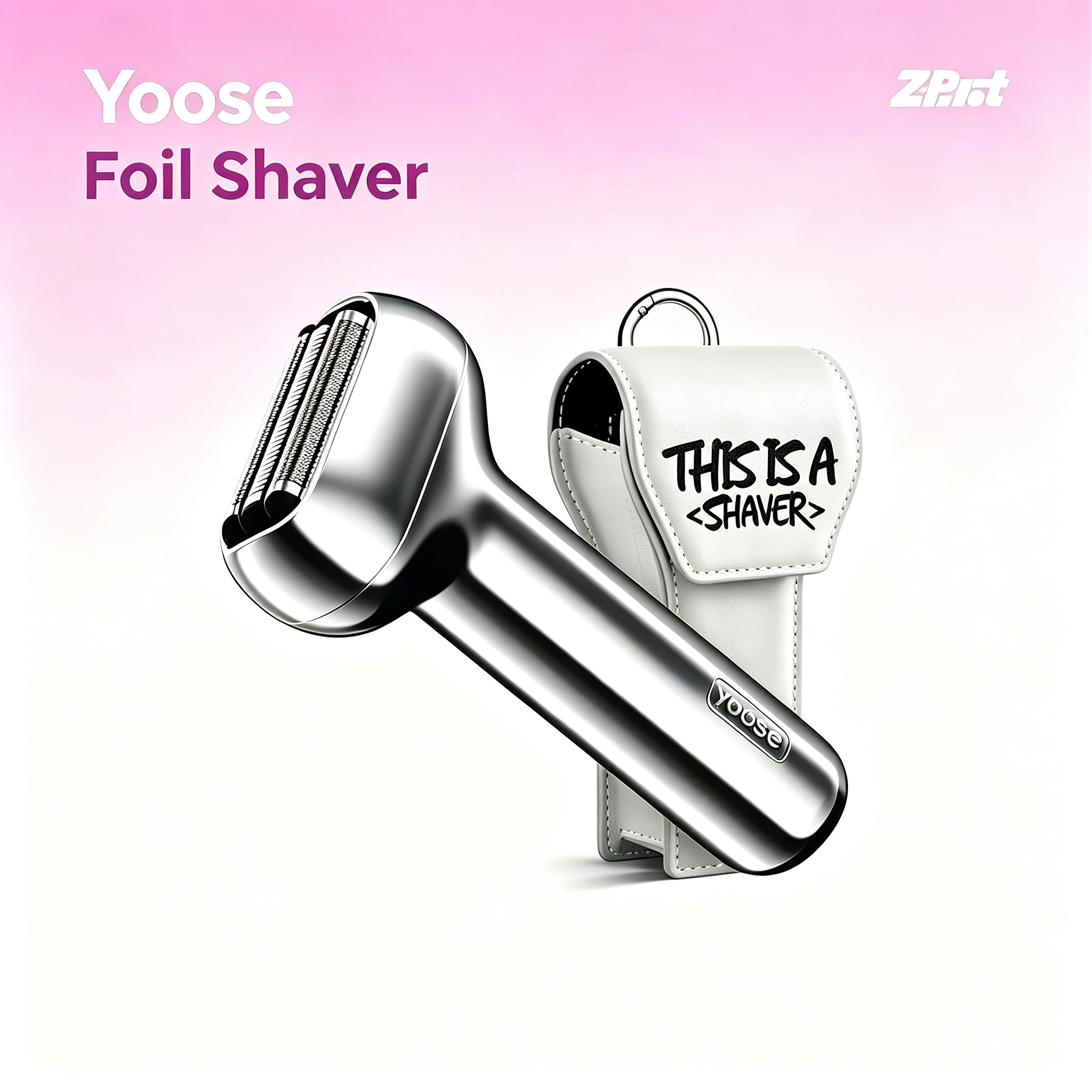Foil Shaver, Mini Portable Alloy Electric Razor for Men, Cordless, USB-C Rechargeable, IPX7 Waterproof, Wet & Dry Shave, Battery Indicator, 2 Speeds, Travel Lock, Travel Electric Shaver