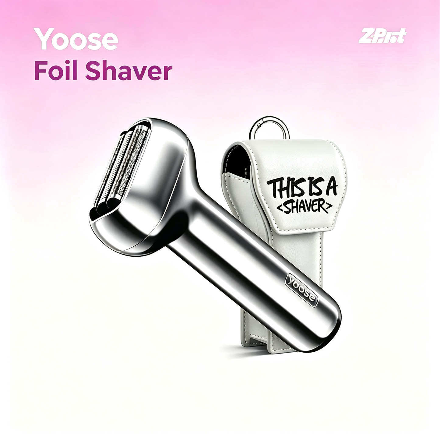 Foil Shaver, Mini Portable Alloy Electric Razor for Men, Cordless, USB-C Rechargeable, IPX7 Waterproof, Wet & Dry Shave, Battery Indicator, 2 Speeds, Travel Lock, Travel Electric Shaver